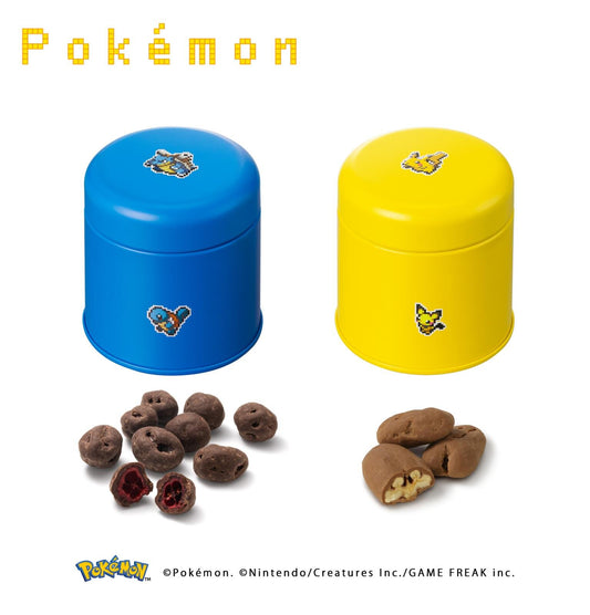 【預訂】【情人節限定】POKÉMON MEETS MARY'S CHOCOLATE - 水系&電系鐵盒(40G杏仁朱古力&40G無花果朱古力)