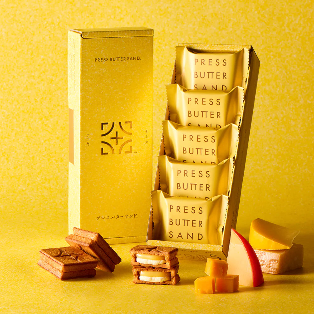 【預訂】PRESS BUTTER SAND - CHEESE 芝士味 5件裝