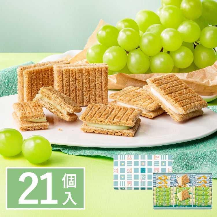 【預訂】SUGAR BUTTER TREE - 原味 & 麝香葡萄奶油夾心餅21件裝