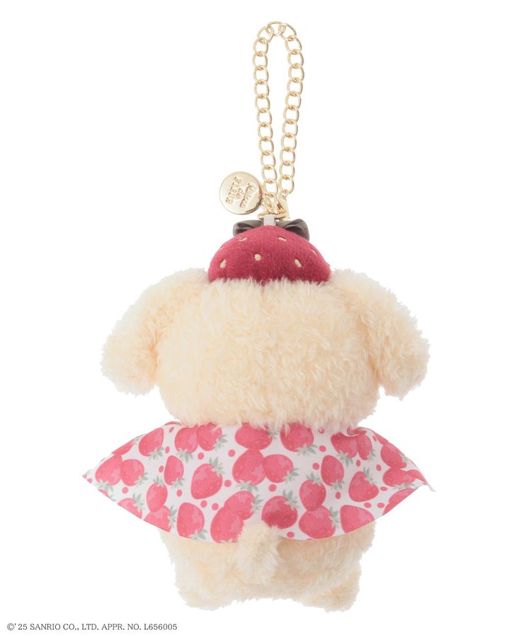 【現貨】MAISON DE FLEUR X いちご新聞 - 草莓新聞PC狗吊飾