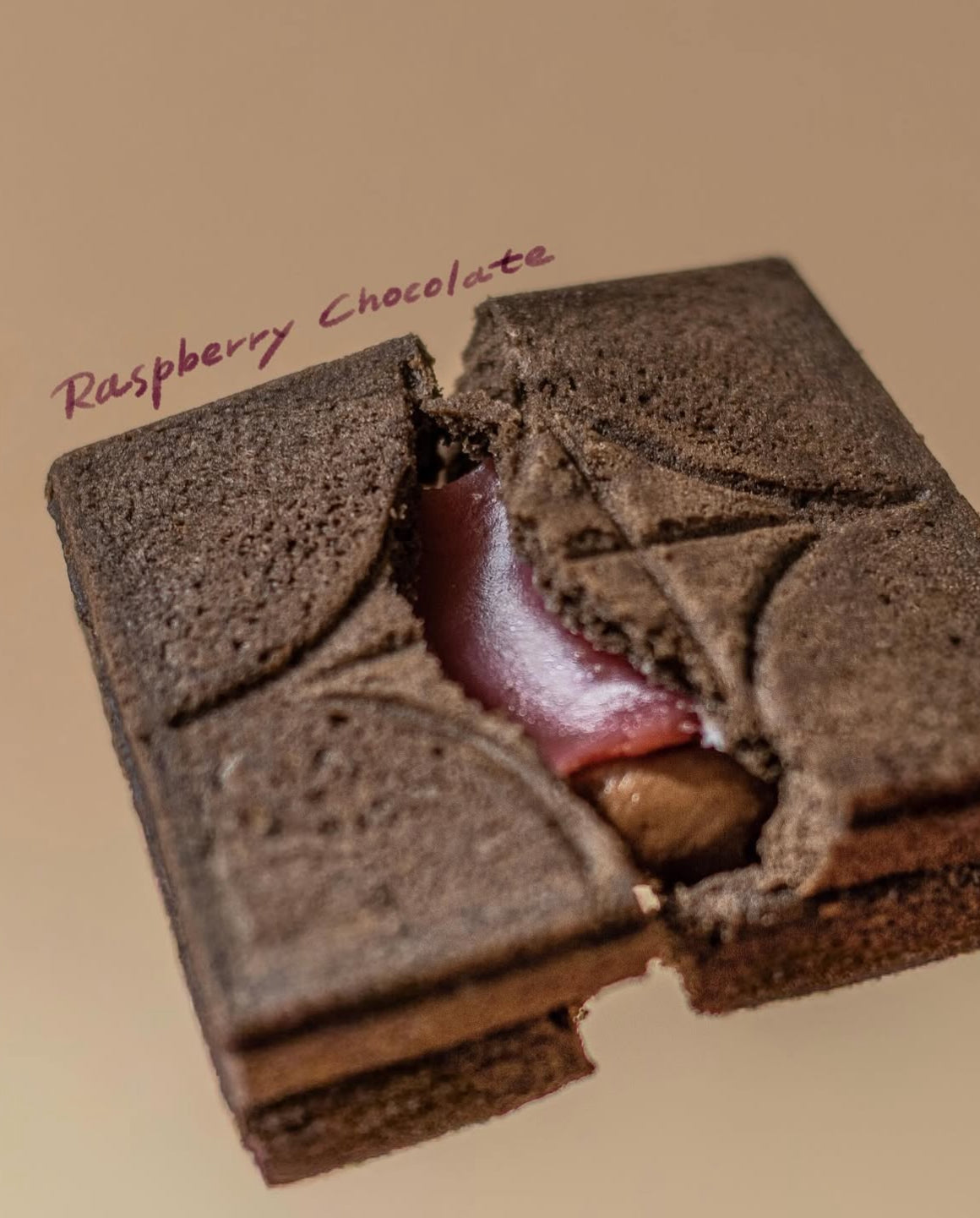 【預訂】PRESS BUTTER SAND - RASPBERRY CHOCOLATE 紅莓朱古力味 5件裝