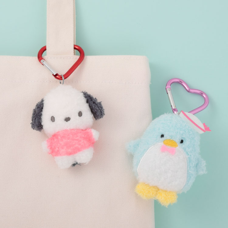 【預訂】SANRIO - 迷你毛絨絨心形吊飾