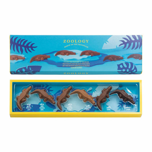 【預訂】【情人節限定】ZOOLOGY - 鱷魚造型朱古力6件裝