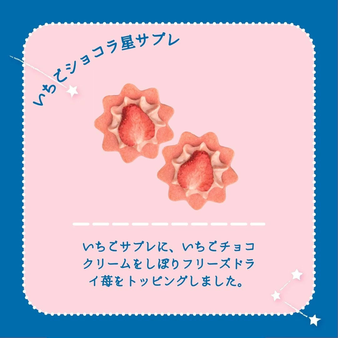 【預訂】【情人節限定】いちごの日 - 士多啤梨星願鐵盒6件裝