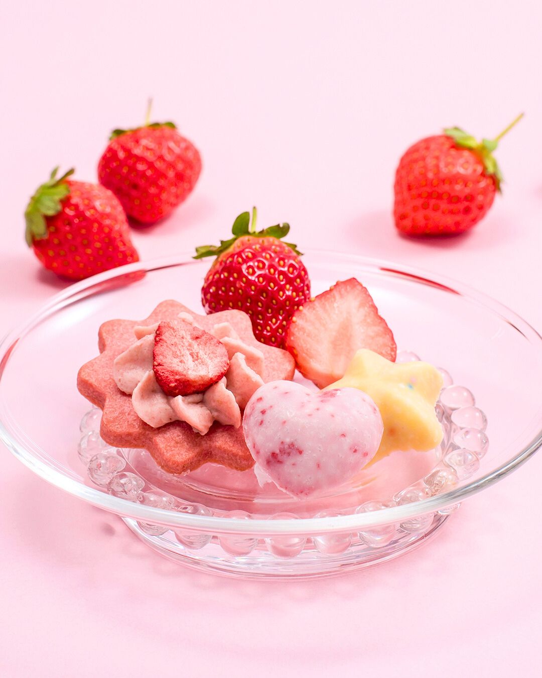 【預訂】【情人節限定】いちごの日 - 士多啤梨星願鐵盒6件裝