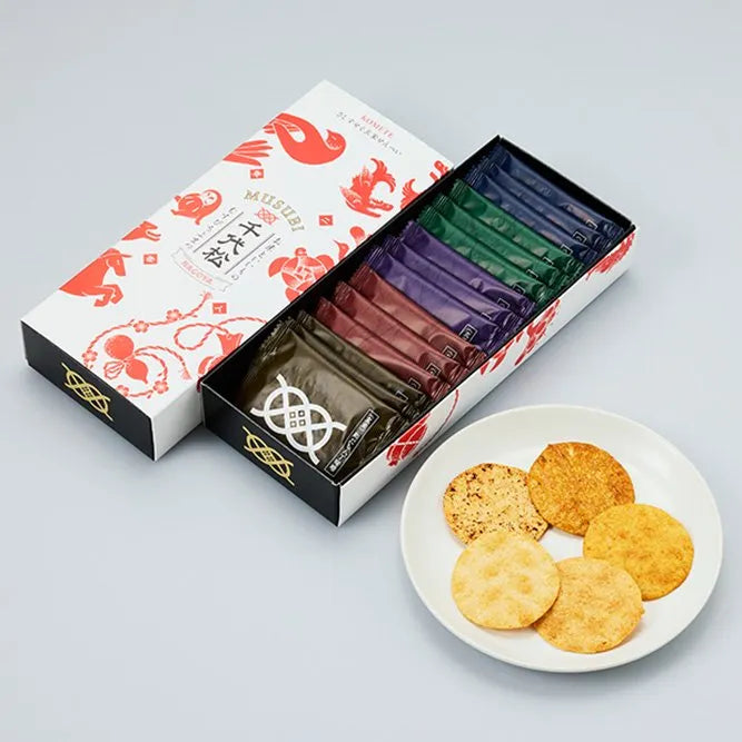 【現貨】【中秋禮盒】MUSUBI 千代松 - 綜合糙米脆餅 15件裝