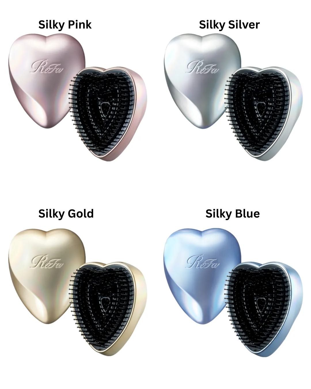 【預訂】日本REFA  - (正常人買唔到系列) HEART BRUSH MINI 心型梳(四色)