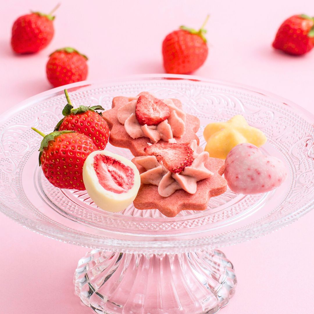 【預訂】【情人節限定】いちごの日 - 士多啤梨童話故事鐵盒8件裝