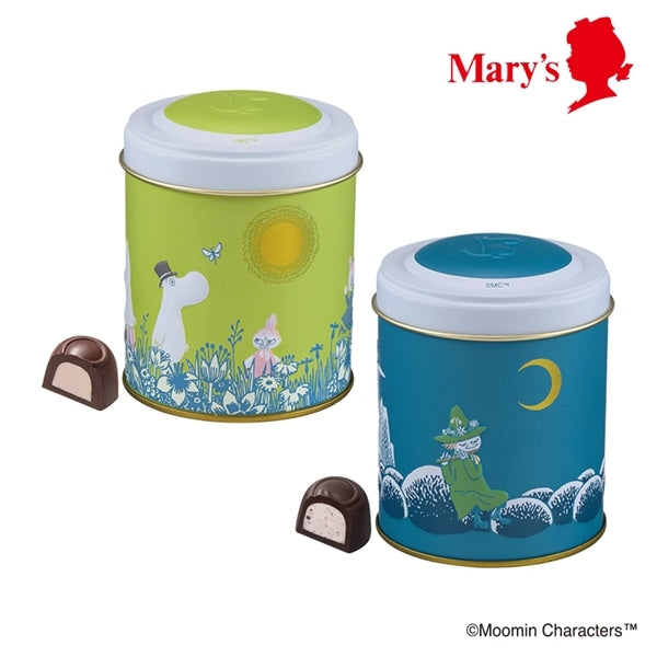 【預訂】【情人節限定】MOOMIN - 姆明谷早晨和夜晚鐵盒8件裝