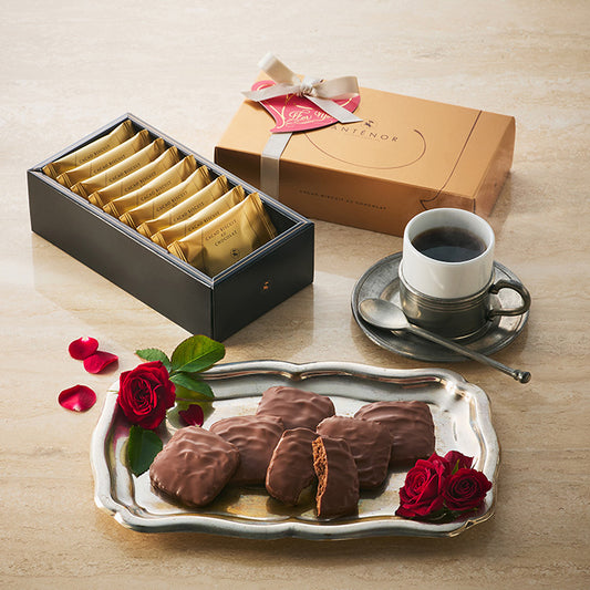 【預訂】【情人節限定】ANTENOR - 朱古力可可餅乾9件裝