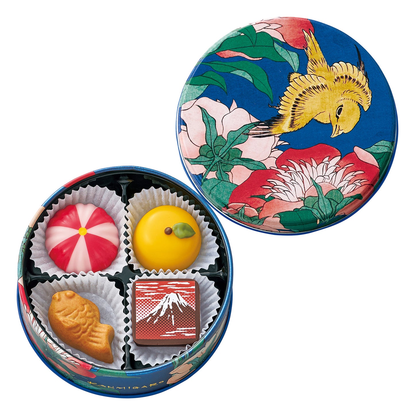 【預訂】【情人節限定】甘味画廊 - 金絲雀與牡丹 鐡盒A