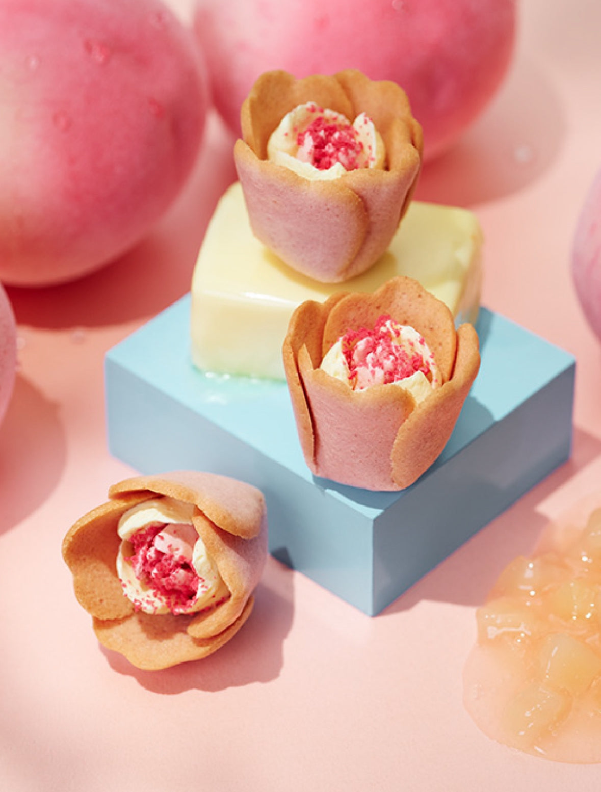 【預訂】TOKYO TULIP ROSE - 鬱金香玫瑰白桃奶油味6件裝