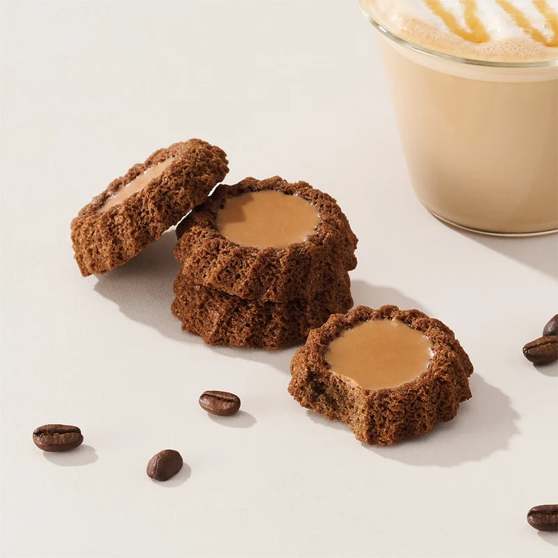 【預訂】A BITE COFFEE - 焦糖拿鐵貓舌餅 5件裝