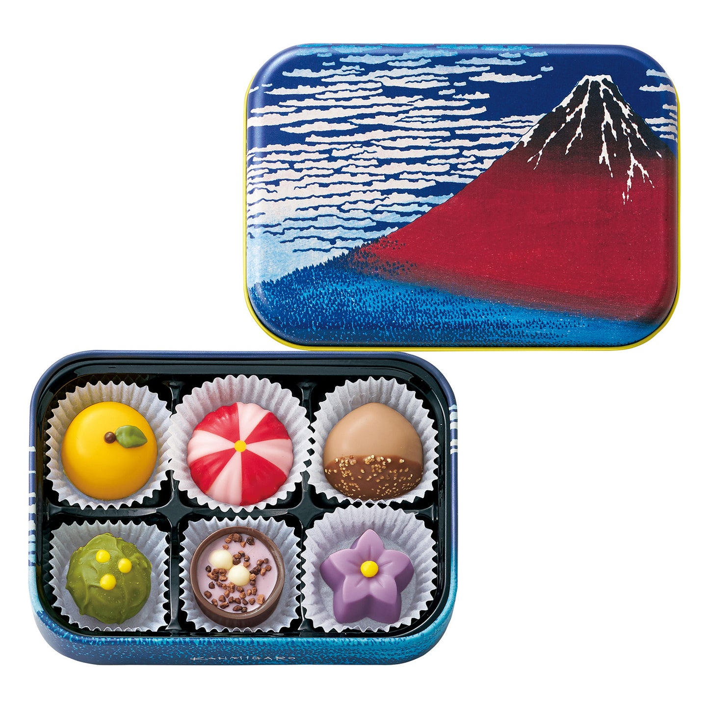 【預訂】【情人節限定】甘味画廊 - 赤富士 鐡盒B