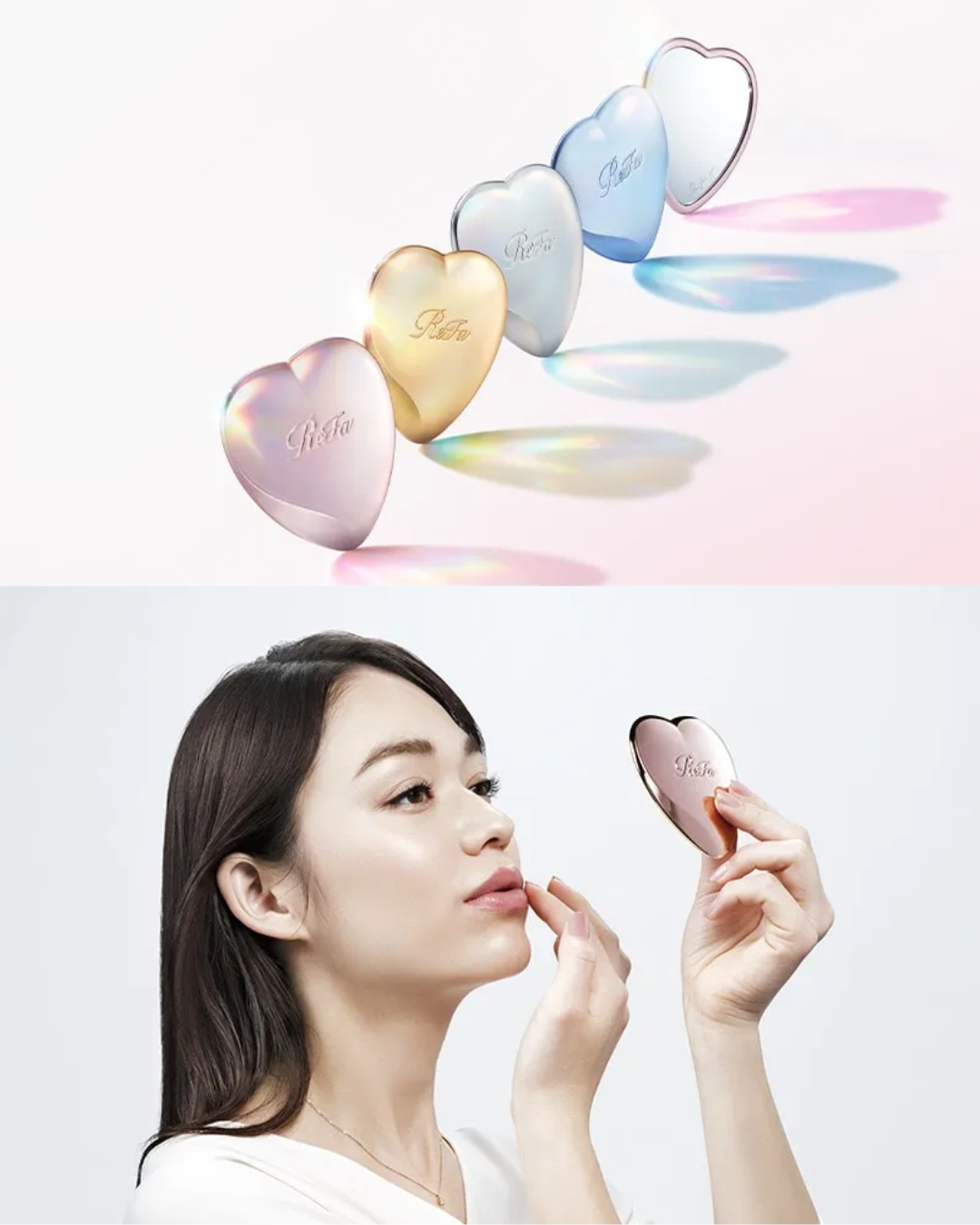 【預訂】日本REFA  - (正常人買唔到系列) HEART MIRROR 心形手鏡(四色)