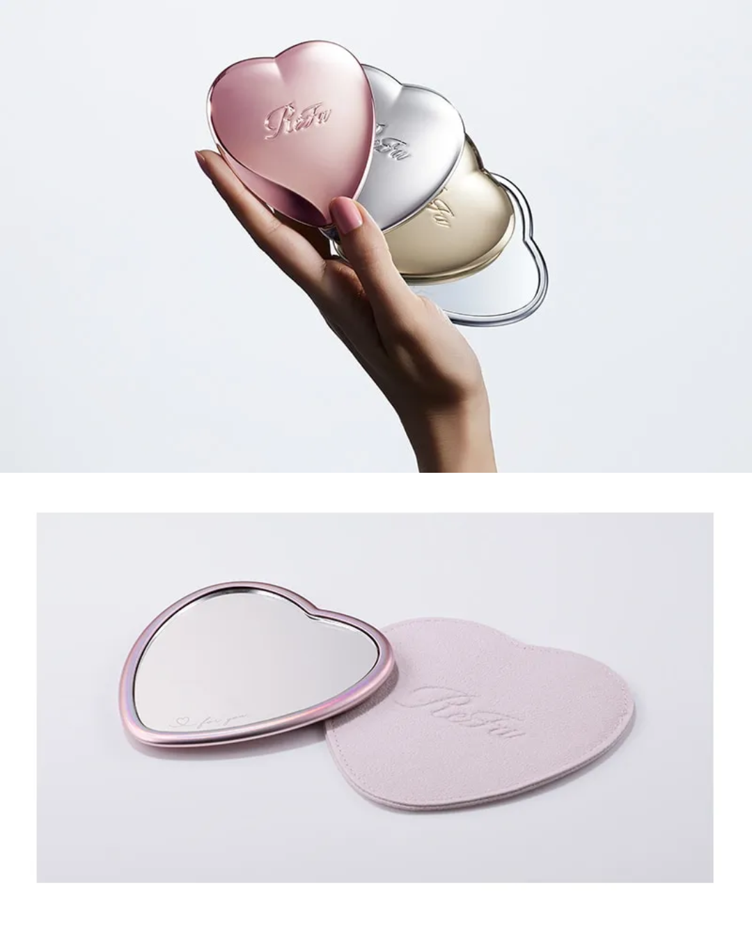 【預訂】日本REFA  - (正常人買唔到系列) HEART MIRROR 心形手鏡(四色)