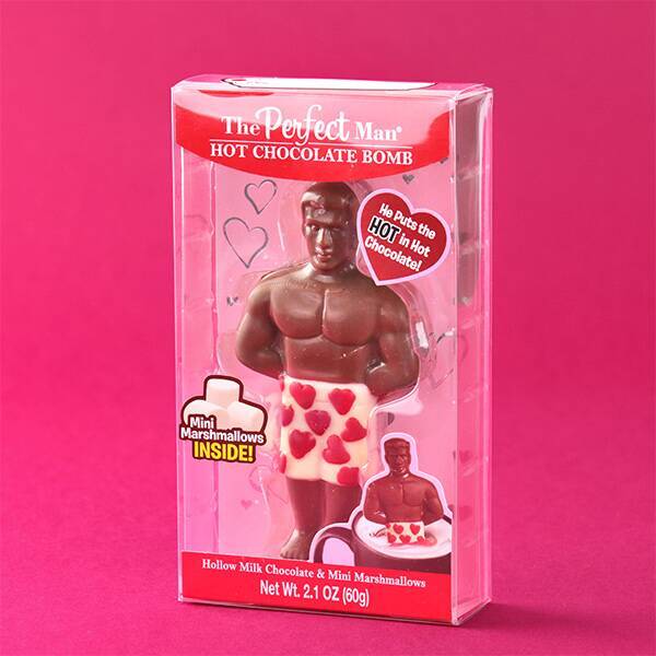 【現貨特價】【情人節限定】THE PERFECT MAN 大隻佬朱古力 - HOT CHOCOLATE BOMB 50G
