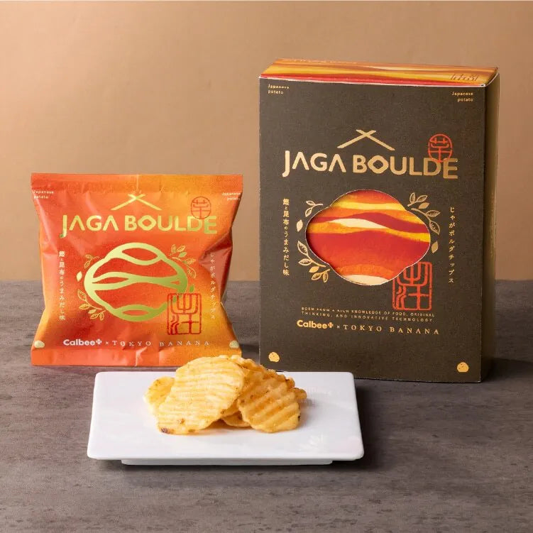 【預訂】CALBEE+ X TOKYO BANANA  - 鰹魚昆布味厚切薯片4袋入