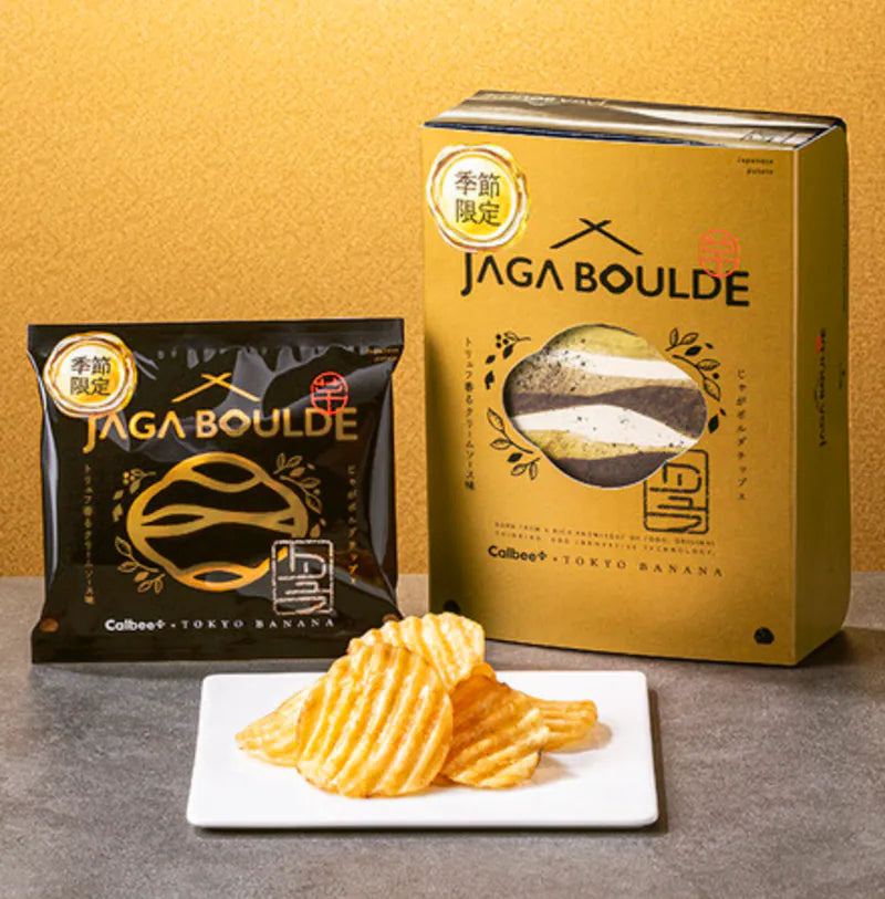 【預訂】CALBEE+ X TOKYO BANANA  - 黑松露牛油味厚切薯片4袋入
