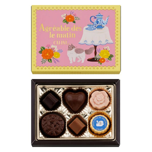 【預訂】【情人節限定】CALINE - 朱古力 6件裝