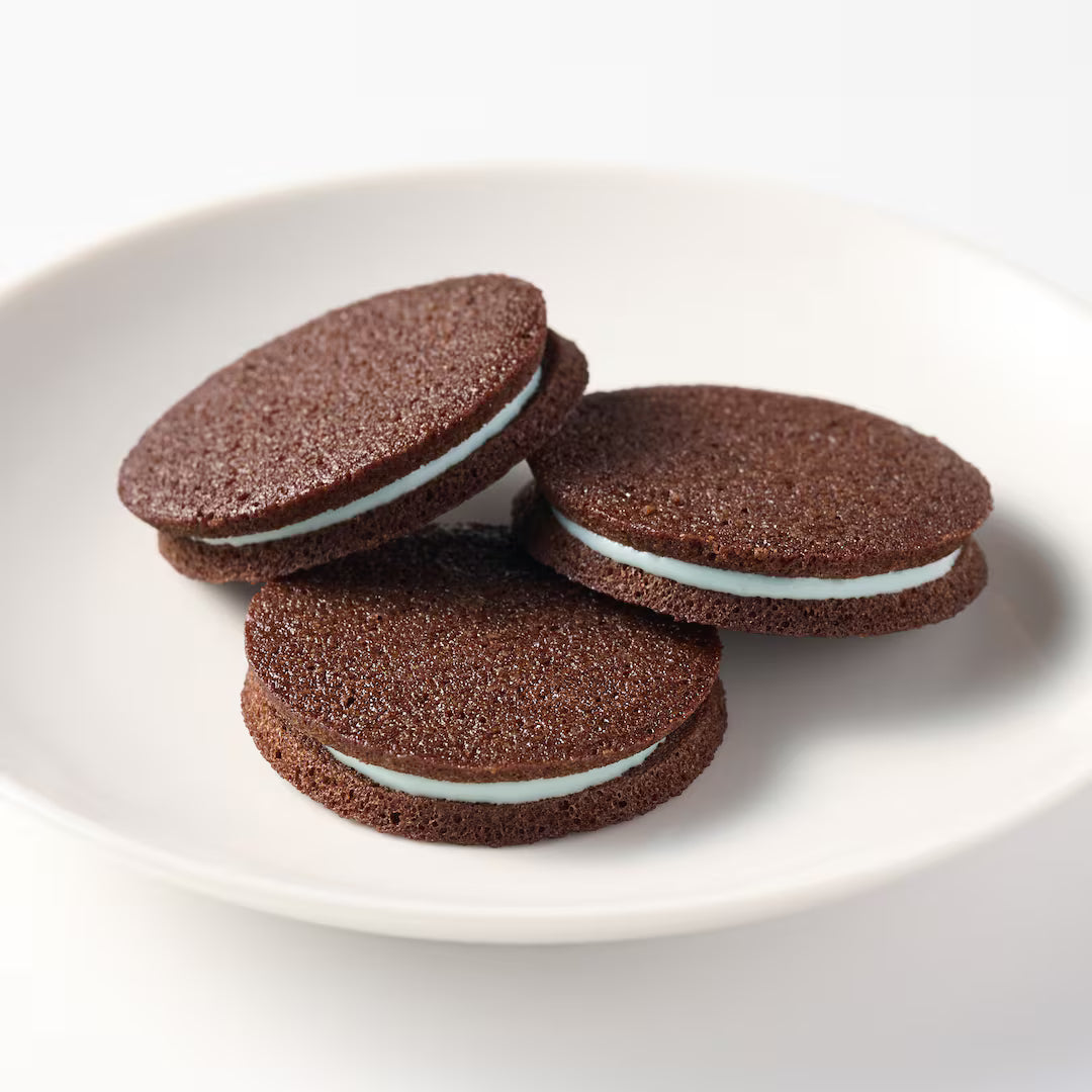 【現貨】【薄荷朱古力】MUJI JAPAN - CHOCOLATE WAFERS WITH MINT CREAM 薄荷朱古力夾心餅3P