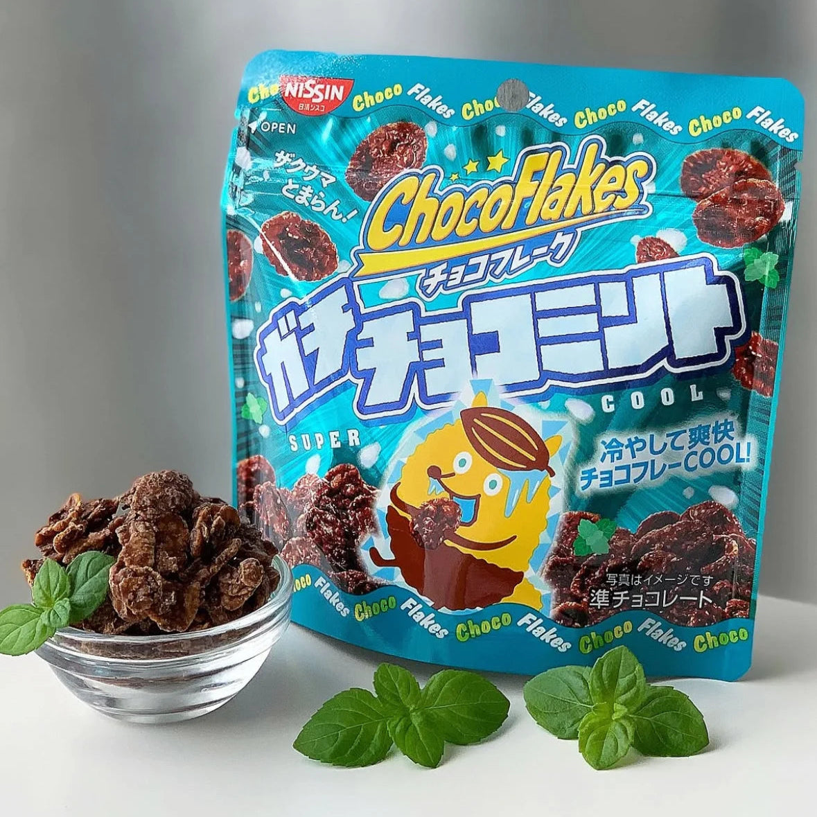 【現貨】NISSIN - 薄荷朱古力脆脆CHOCOFLAKES(3包)