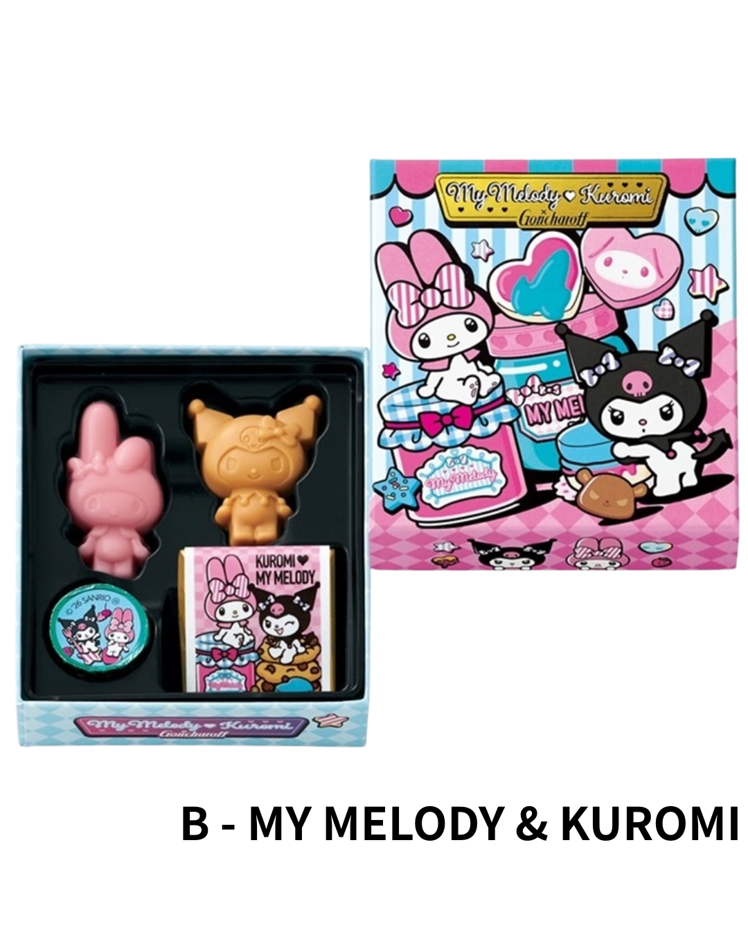 【預訂】【情人節限定】SANRIO - B - MY MELODY & KUROMI