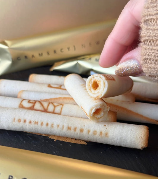 【現貨】【新年禮盒】GRAMERCY NEW YORK  - GOLD CHEESE 芝士味貓舌餅蛋捲16件裝