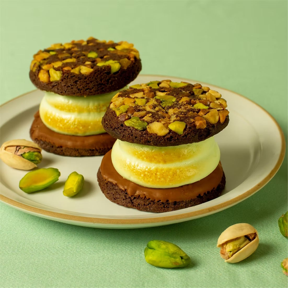 【預訂】BAKED MALLOW - 燒棉花糖開心果BROWNIE 5件裝