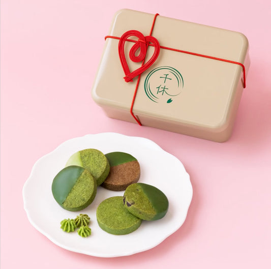【現貨】【新年禮盒】千休 - 抹茶餅乾鐵盒