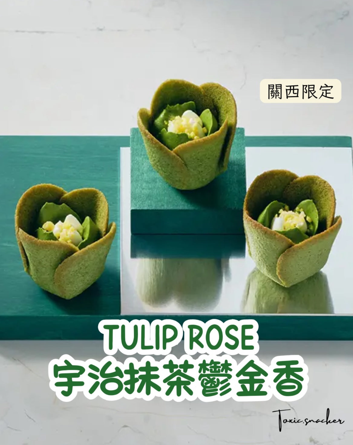 【現貨】TOKYO TULIP ROSE - 鬱金香玫瑰抹茶味6件裝