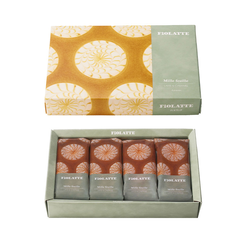 【現貨】FIOLATTE - CARAMEL LATTE 千層酥4件裝