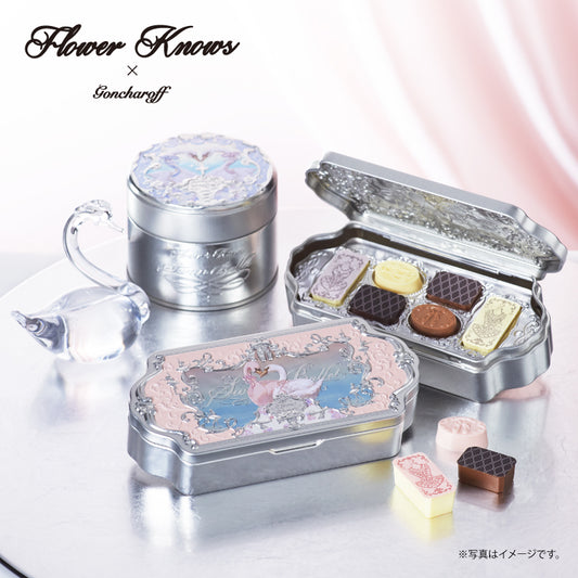 【預訂】【情人節限定】FLOWER KNOWS - 天鵝鐡盒C