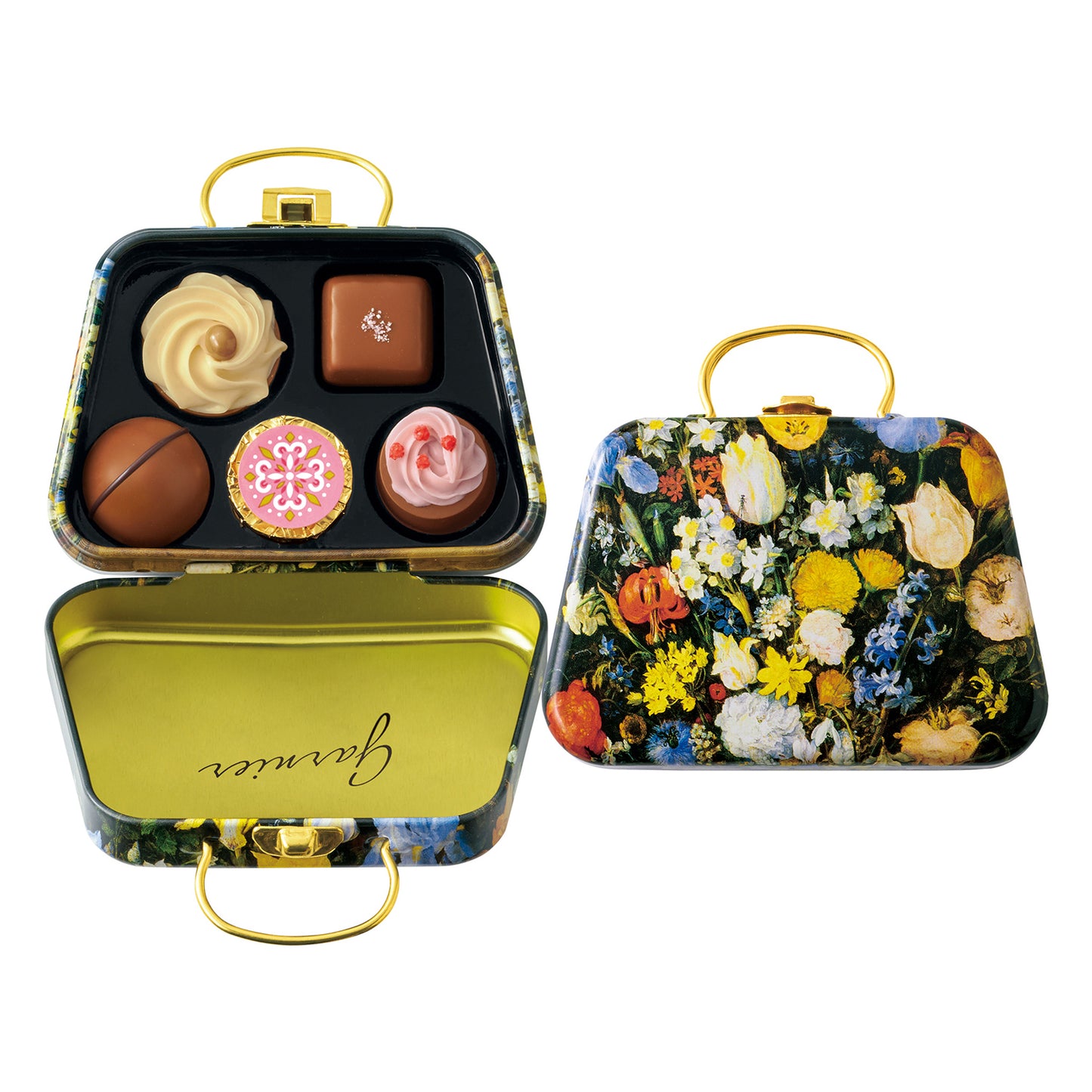 【預訂】【情人節限定】GARNIER -  一束小花 手袋鐡盒H