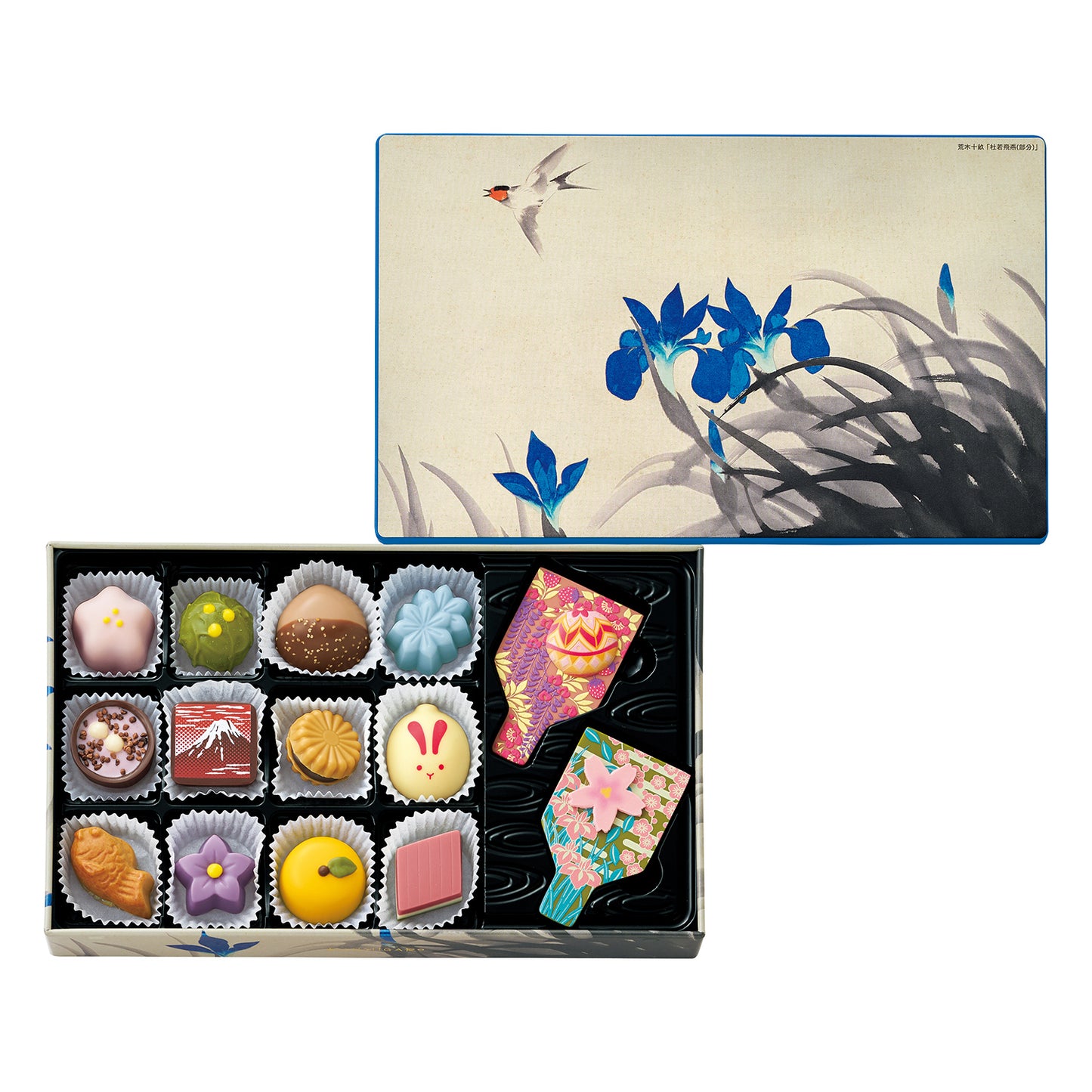 【預訂】【情人節限定】甘味画廊 - 杜若飛燕 鐡盒H