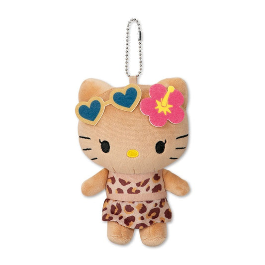 【預訂】SANRIO - HELLO KITTY吊飾 - 曬燶豹紋太陽眼鏡