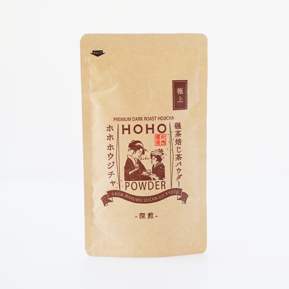 【預訂】HOHO HOJICHA - 焙茶粉80g袋裝 (極上深煎)