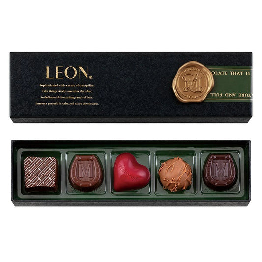 【預訂】【情人節限定】LEON - 松露朱古力5件裝