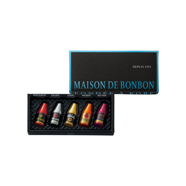 【預訂】【情人節限定】MAISON DE BONBON - 洋酒酒心朱古力5件裝A