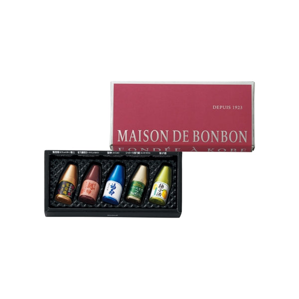 【預訂】【情人節限定】MAISON DE BONBON - 日本酒酒心朱古力5件裝B