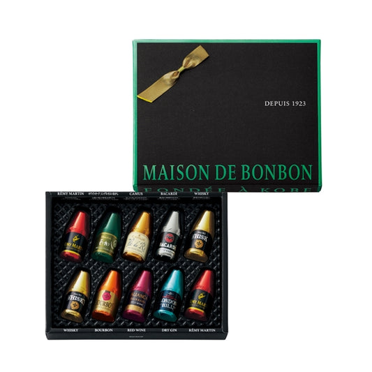 【預訂】【情人節限定】MAISON DE BONBON - 洋酒酒心朱古力10件裝C