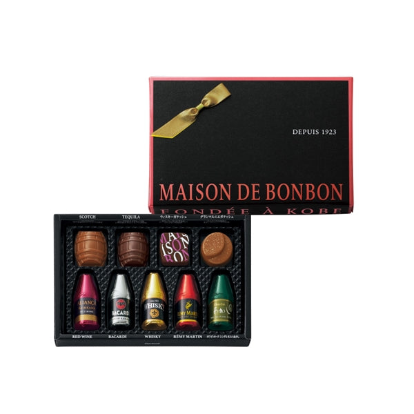 【預訂】【情人節限定】MAISON DE BONBON - 洋酒朱古力9件裝E
