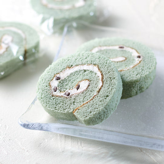 【現貨】【薄荷朱古力】MUJI JAPAN - MINT & CHOCOLATE CHIP ROLL CAKE 薄荷朱古力卷蛋4P