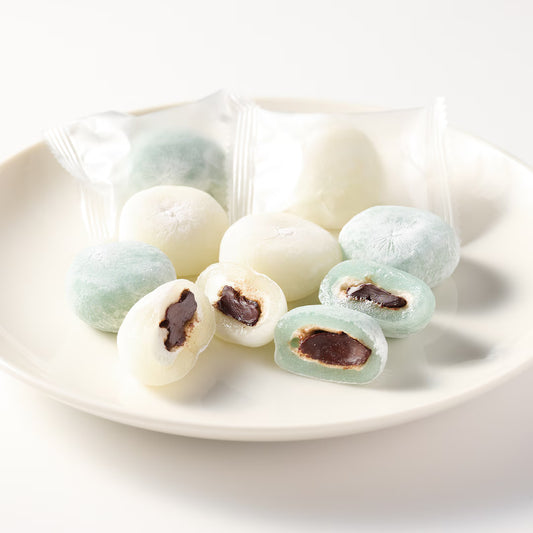 【現貨】【薄荷朱古力】MUJI JAPAN - MINT & PLAIN DAIFUKU MOCHI WITH CHOCOLATE CREAM 原味 & 薄荷朱古力味大福130G