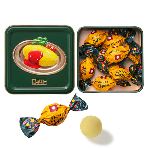 【預訂】【情人節限定】MARY CHOCOLATE HAJIKERU CANDY CHOCOLATE - 蛋包飯爆炸糖朱古力鐵盒8件裝