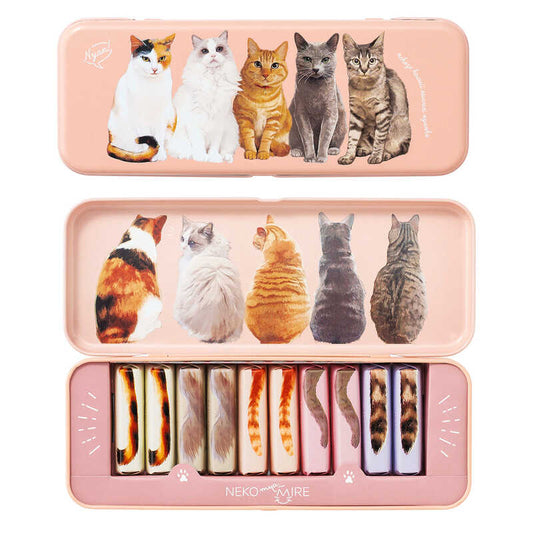 【預訂】【情人節限定】NEKOMYA~MIRE - 貓貓鐵盒10件裝