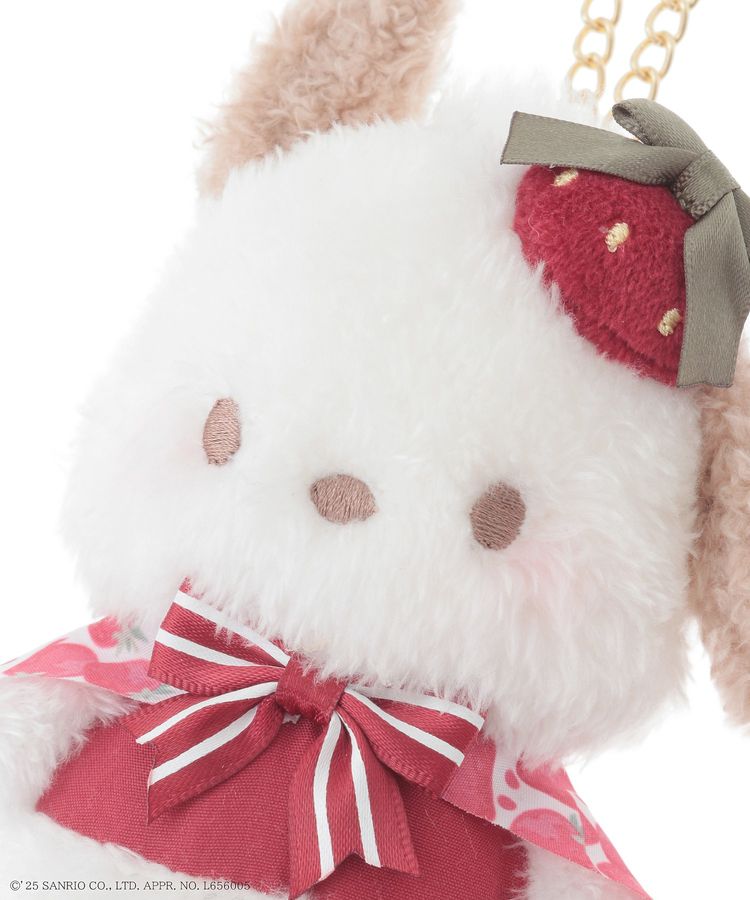 【現貨】MAISON DE FLEUR X いちご新聞 - 草莓新聞布甸狗狗吊飾