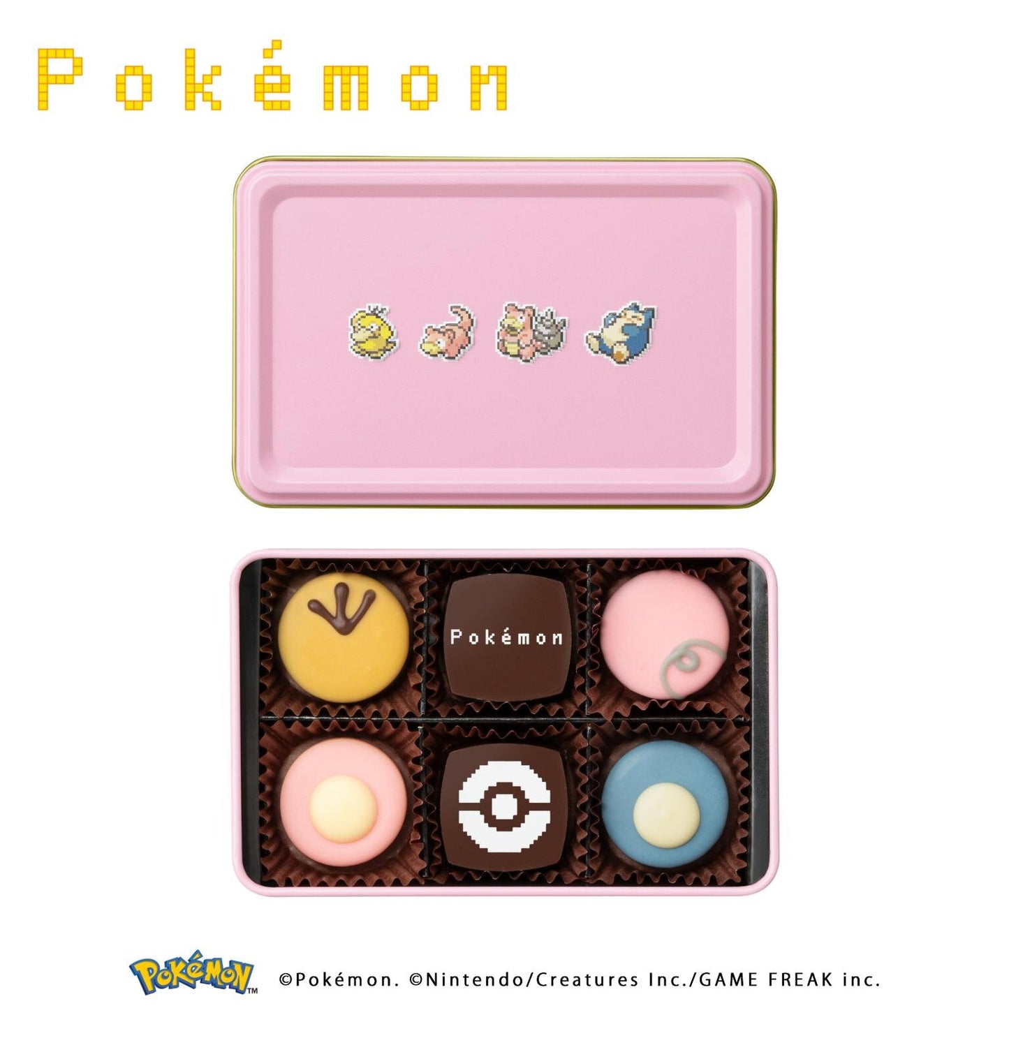 【預訂】【情人節限定】POKÉMON MEETS MARY'S CHOCOLATE - POKEMON集合鐵盒6件裝