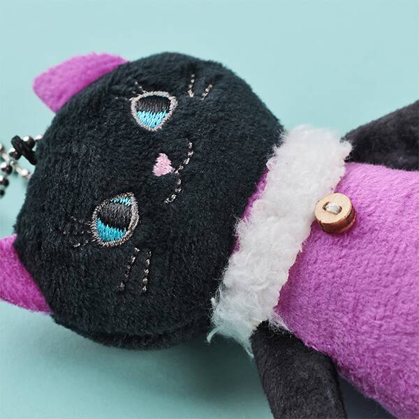 【現貨】【萬聖節限定】KALDI - 萬聖節 黑貓吊飾 (紫色)