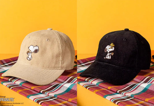 【預訂】SUGAR BUTTER TREE X SNOOPY - SNOOPY燈芯絨帽